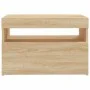 Mueble de TV con luces LED roble Sonoma 60x35x40 cm de , Muebles TV - Ref: Foro24-804415, Precio: 49,19 €, Descuento: %
