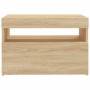 TV-Schrank mit LED-Leuchten Sonoma-Eiche 60x35x40 cm von , TV-Möbel - Ref: Foro24-804415, Preis: 50,47 €, Rabatt: %