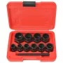 Set of 11 pieces damaged bolt and nut extractor game steel by vidaXL, Hand tools - Ref: Foro24-210378, Price: 26,75 €, Discou...