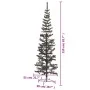 Black slim Christmas tree 210 cm by , Christmas trees - Ref: Foro24-329220, Price: 33,48 €, Discount: %