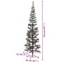 Schwarzer schlanker Weihnachtsbaum 210 cm von , Weihnachtsbäume - Ref: Foro24-329220, Preis: 34,04 €, Rabatt: %