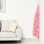 Medio árbol de Navidad artificial con soporte rosa 120 cm de , Arboles de navidad - Ref: Foro24-344569, Precio: 13,35 €, Desc...