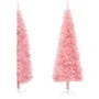 Artificial half Christmas tree with pink stand 120 cm by , Christmas trees - Ref: Foro24-344569, Price: 13,35 €, Discount: %