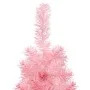 Artificial half Christmas tree with pink stand 120 cm by , Christmas trees - Ref: Foro24-344569, Price: 13,35 €, Discount: %