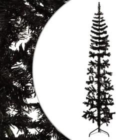 Artificial half Christmas tree with black stand 180 cm by , Christmas trees - Ref: Foro24-344576, Price: 16,03 €, Discount: %