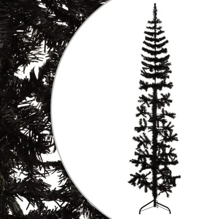 Artificial half Christmas tree with black stand 180 cm by , Christmas trees - Ref: Foro24-344576, Price: 15,91 €, Discount: %