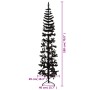 Artificial half Christmas tree with black stand 180 cm by , Christmas trees - Ref: Foro24-344576, Price: 16,03 €, Discount: %