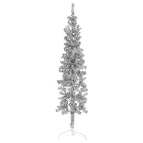 Künstlicher halber Weihnachtsbaum mit silbernem Ständer 150 cm von , Weihnachtsbäume - Ref: Foro24-344595, Preis: 12,95 €, Ra...