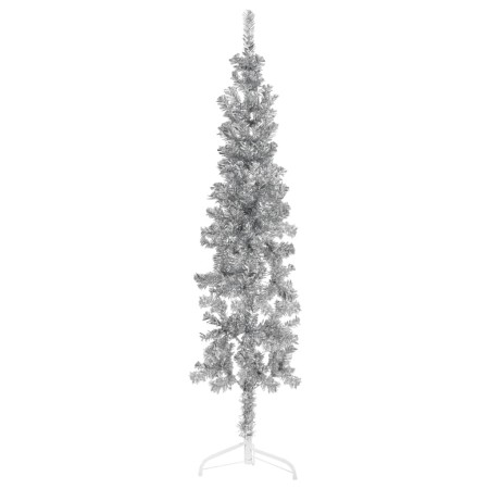Artificial half Christmas tree with silver stand 150 cm by , Christmas trees - Ref: Foro24-344595, Price: 13,07 €, Discount: %