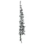 Half thin artificial Christmas tree with snow 150 cm by , Christmas trees - Ref: Foro24-344605, Price: 22,40 €, Discount: %