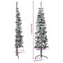 Half thin artificial Christmas tree with snow 150 cm by , Christmas trees - Ref: Foro24-344605, Price: 22,63 €, Discount: %