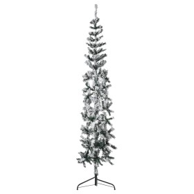 Halbdünner künstlicher Weihnachtsbaum mit Schnee 210 cm von , Weihnachtsbäume - Ref: Foro24-344607, Preis: 29,25 €, Rabatt: %