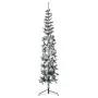 Half thin artificial Christmas tree with snow 210 cm by , Christmas trees - Ref: Foro24-344607, Price: 29,06 €, Discount: %