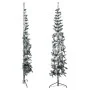 Half thin artificial Christmas tree with snow 210 cm by , Christmas trees - Ref: Foro24-344607, Price: 29,06 €, Discount: %