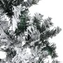 Half thin artificial Christmas tree with snow 210 cm by , Christmas trees - Ref: Foro24-344607, Price: 29,06 €, Discount: %