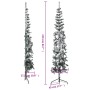 Halbdünner künstlicher Weihnachtsbaum mit Schnee 210 cm von , Weihnachtsbäume - Ref: Foro24-344607, Preis: 29,25 €, Rabatt: %