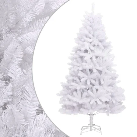 Artificial Christmas tree with hinges and white stand 240cm by , Christmas trees - Ref: Foro24-357788, Price: 139,16 €, Disco...