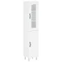 Tall white plywood sideboard 34.5x34x180 cm by , Sideboards - Ref: Foro24-3199201, Price: 105,35 €, Discount: %