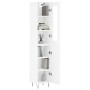 Hohes Sideboard aus weißem Sperrholz, 34,5 x 34 x 180 cm von , Sideboards - Ref: Foro24-3199201, Preis: 106,67 €, Rabatt: %