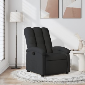 Sillón reclinable de tela negro de , Sillones - Ref: Foro24-371729, Precio: 189,76 €, Descuento: %