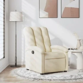 Cream Fabric Recliner by , Armchairs - Ref: Foro24-371736, Price: 185,14 €, Discount: %
