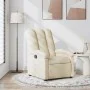 Sillón reclinable de tela crema de , Sillones - Ref: Foro24-371736, Precio: 185,13 €, Descuento: %