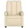 Sillón reclinable de tela crema de , Sillones - Ref: Foro24-371736, Precio: 188,80 €, Descuento: %