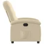 Cream Fabric Recliner by , Armchairs - Ref: Foro24-371736, Price: 185,14 €, Discount: %