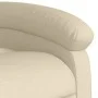 Cream Fabric Recliner by , Armchairs - Ref: Foro24-371736, Price: 185,14 €, Discount: %