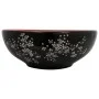 Red and black ceramic round countertop washbasin Φ41x14 cm by , Sinks - Ref: Foro24-155051, Price: 102,93 €, Discount: %