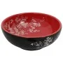 Red and black ceramic round countertop washbasin Φ41x14 cm by , Sinks - Ref: Foro24-155051, Price: 102,93 €, Discount: %