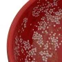 Red and black ceramic round countertop washbasin Φ41x14 cm by , Sinks - Ref: Foro24-155051, Price: 102,93 €, Discount: %