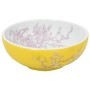 White yellow ceramic round countertop washbasin Φ41x14cm by , Sinks - Ref: Foro24-155053, Price: 118,79 €, Discount: %