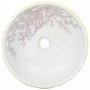 White yellow ceramic round countertop washbasin Φ41x14cm by , Sinks - Ref: Foro24-155053, Price: 118,79 €, Discount: %