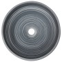 Round gray ceramic countertop washbasin Φ41x14 cm by , Sinks - Ref: Foro24-155066, Price: 100,96 €, Discount: %