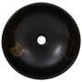 Schwarzes rundes Aufsatzwaschbecken aus Keramik Φ41x14 cm von , Sinkt - Ref: Foro24-155058, Preis: 110,68 €, Rabatt: %