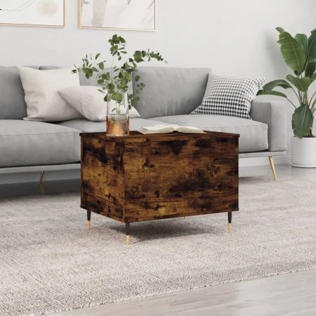 Couchtisch aus geräuchertem Eichensperrholz, 60 x 44,5 x 45 cm von , Couchtisch - Ref: Foro24-830945, Preis: 54,56 €, Rabatt: %