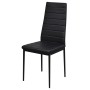 Schwarzes siebenteiliges Esstischset von vidaXL, Möbelsets für Küchen und Esszimmer - Ref: Foro24-242987, Preis: 294,78 €, Ra...