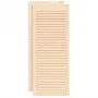 Wardrobe door slats 2 pcs pine wood 99.3x39.4 cm by , cabinet doors - Ref: Foro24-151134, Price: 61,98 €, Discount: %