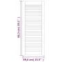 Wardrobe door slats 2 pcs pine wood 99.3x39.4 cm by , cabinet doors - Ref: Foro24-151134, Price: 61,98 €, Discount: %