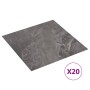 Selbstklebende Paletten 20 Einheiten PVC 1,86 m² schwarzes Muster von , Böden und Teppiche - Ref: Foro24-330175, Preis: 43,18...