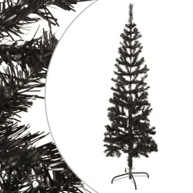 Black slim Christmas tree 150 cm by , Christmas trees - Ref: Foro24-329218, Price: 23,53 €, Discount: %