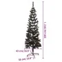Árbol de Navidad delgado negro 150 cm de , Arboles de navidad - Ref: Foro24-329218, Precio: 23,53 €, Descuento: %