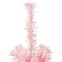 Artificial half Christmas tree with pink stand 210 cm by , Christmas trees - Ref: Foro24-344572, Price: 17,85 €, Discount: %