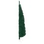 Artificial half Christmas tree with green stand 240 cm by , Christmas trees - Ref: Foro24-344603, Price: 19,71 €, Discount: %