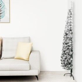 Half thin artificial Christmas tree with snow 240 cm by , Christmas trees - Ref: Foro24-344608, Price: 34,19 €, Discount: %