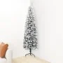 Half thin artificial Christmas tree with snow 240 cm by , Christmas trees - Ref: Foro24-344608, Price: 33,89 €, Discount: %