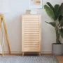 Solid pine wood slatted closet door 99.3x49.4 cm by , cabinet doors - Ref: Foro24-151136, Price: 50,80 €, Discount: %
