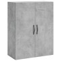 Aparador alto madera contrachapada gris hormigón 69,5x34x180 cm de , Aparadores - Ref: Foro24-3198061, Precio: 154,08 €, Desc...