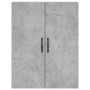 Aparador alto madera contrachapada gris hormigón 69,5x34x180 cm de , Aparadores - Ref: Foro24-3198061, Precio: 154,08 €, Desc...